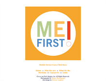 Tablet Screenshot of mefirstdesigns.com